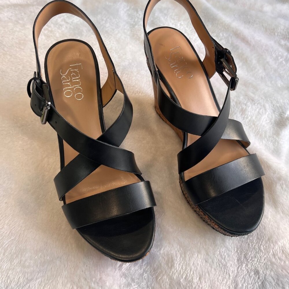Franco Sarto stallion 2,‎ wedge sandals size 8 - Picture 7 of 9